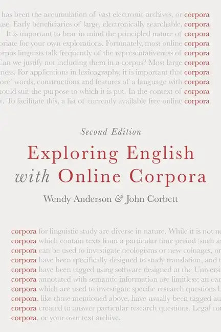 Exploring English with Online Corpora - Paperback
