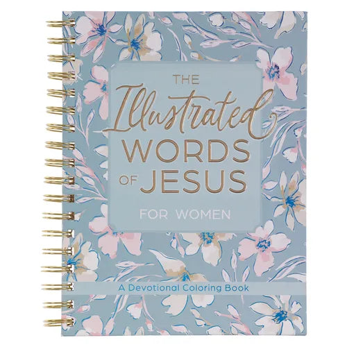 Coloring Devotional Illustrated Words of Jesus for Women - Spiral