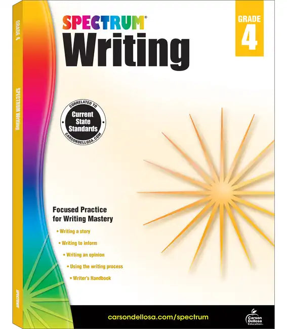 Spectrum Writing, Grade 4: Volume 38 - Paperback