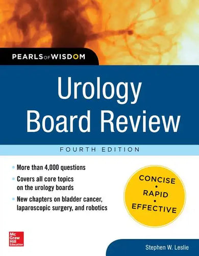Urology Board Review Pearls of Wisdom, Fourth Edition - Paperback