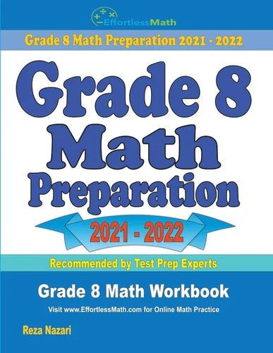 Grade 8 Math Preparation: Grade 8 Math Workbook - Paperback