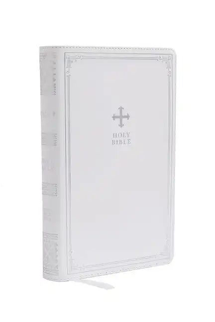 Nrsv, Catholic Bible, Gift Edition, Leathersoft, White, Comfort Print: Holy Bible - Imitation Leather