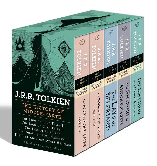 The History of Middle-Earth 5-Book Boxed Set: The Book of Lost Tales 1, the Book of Lost Tales 2, the Lays of Beleriand, the Shaping of Middle-Earth, - Paperback