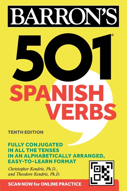 501 Spanish Verbs, Tenth Edition - Paperback