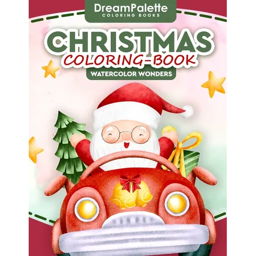 Christmas Coloring Book: Watercolor Wonders: Adult Coloring Book - Paperback