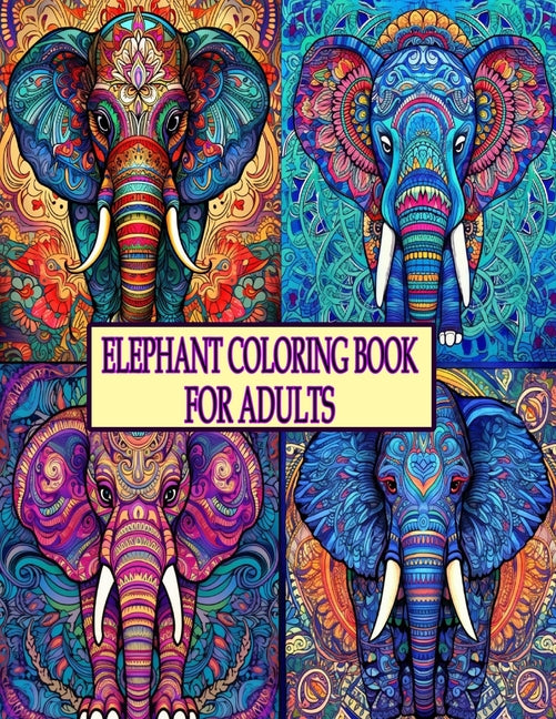 Elephant Coloring Book for Adults - Paperback