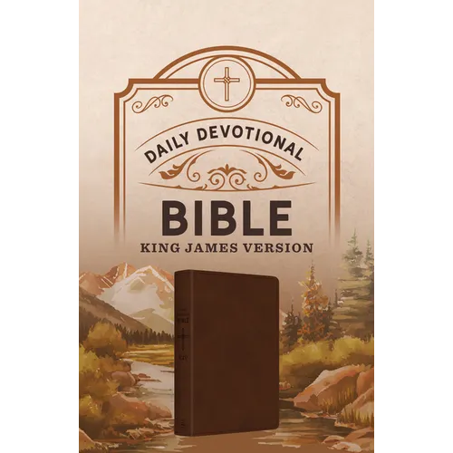 Daily Devotional Bible King James Version [Hickory Cross] - Imitation Leather