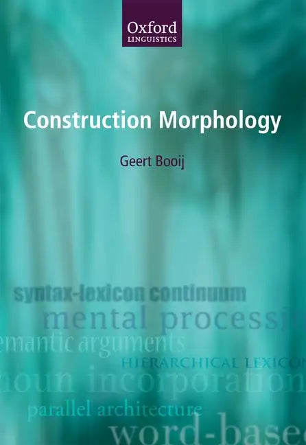 Construction Morphology - Paperback