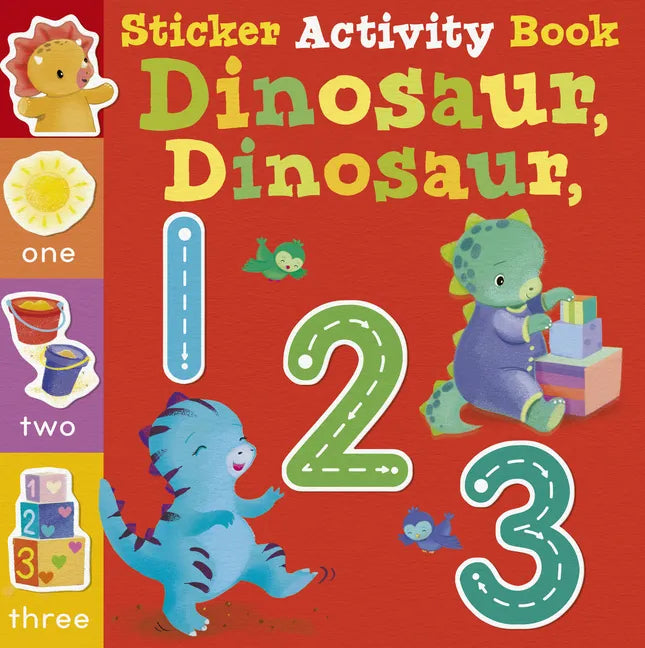Dinosaur, Dinosaur 123: Sticker Activity Book - Paperback