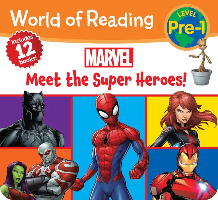 World of Reading Marvel: Meet the Super Heroes!-Pre-Level 1 Boxed Set - Boxed Set