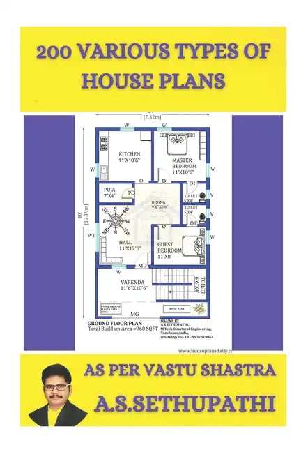 200 various types of House plans: As per Vastu Shastra - Paperback