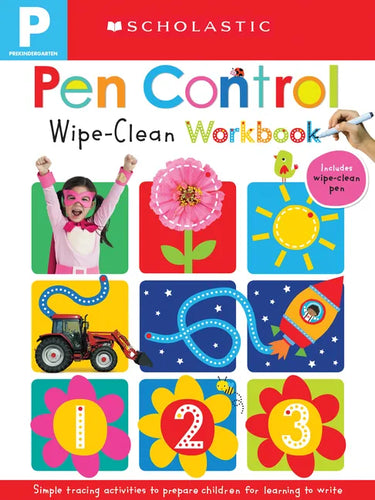 Pen Control: Scholastic Early Learners (Wipe-Clean) - Board Book