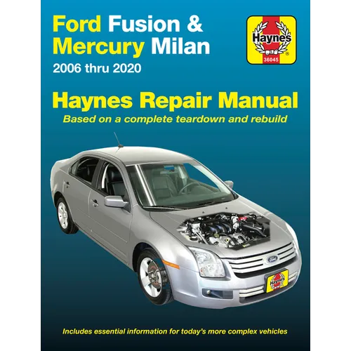 Ford Fusion 2006-20 & Mercury Milan 2006-11 - Paperback