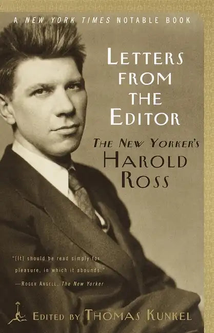Letters from the Editor: The New Yorker's Harold Ross - Paperback