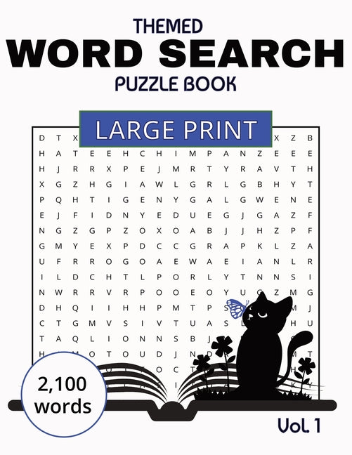 Themed Word Search Puzzle Book - Paperback