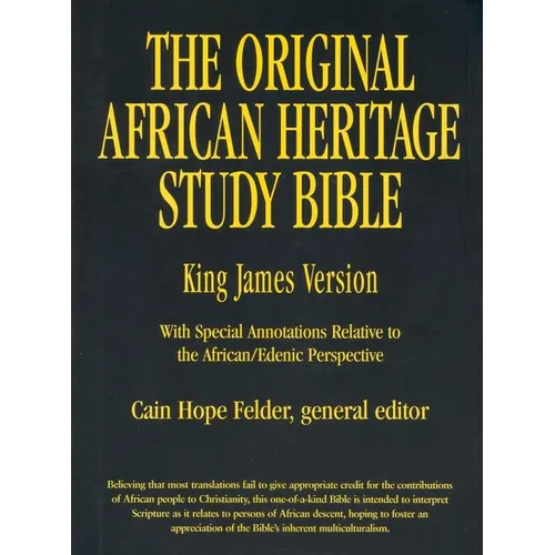 Original African Heritage Study Bible-KJV - Imitation Leather