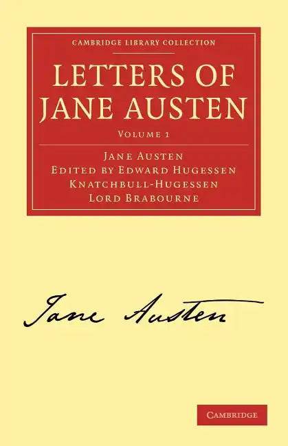 Letters of Jane Austen: Volume 1 - Paperback
