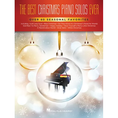 The Best Christmas Piano Solos Ever: Over 60 Seasonal Favorites - Paperback