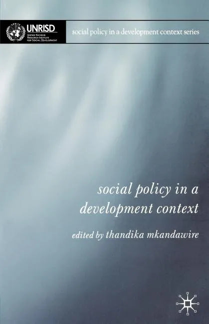 Social Policy in a Development Context - Paperback