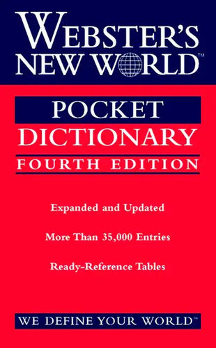 Webster's New World Pocket Dictionary, Fourth Edition - Paperback