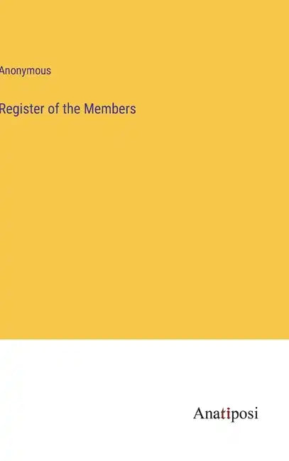 Register of the Members - Hardcover