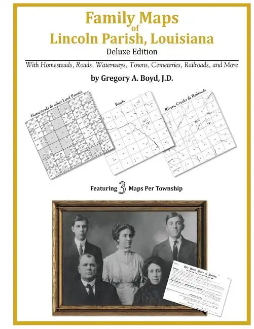 Family Maps of Lincoln Parish, Louisiana - Paperback