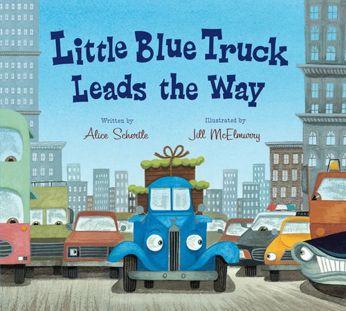 Little Blue Truck Leads the Way Padded Board Book - Board Book