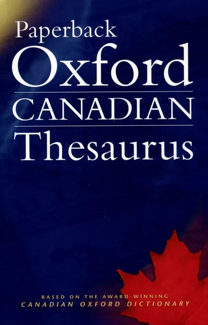 Paperback Oxford Canadian Thesaurus - Paperback