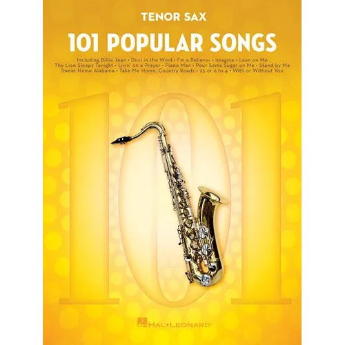 101 Popular Songs for Tenor Sax - Paperback