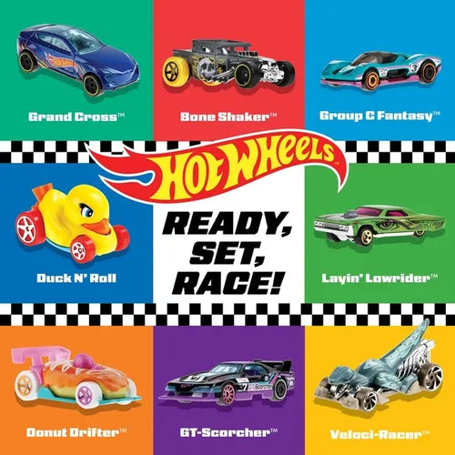 Hot Wheels: Ready, Set, Race! - Board Book