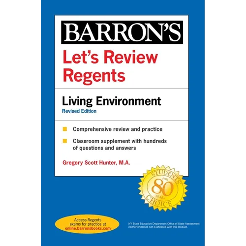 Let's Review Regents: Living Environment Revised Edition - Paperback