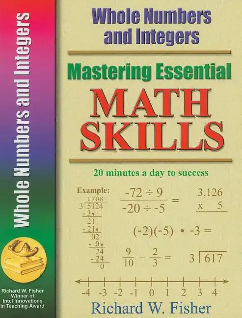 Mastering Essential Math Skills: Whole Numbers and Integers - Paperback