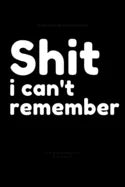 Shit i can't remember - Paperback
