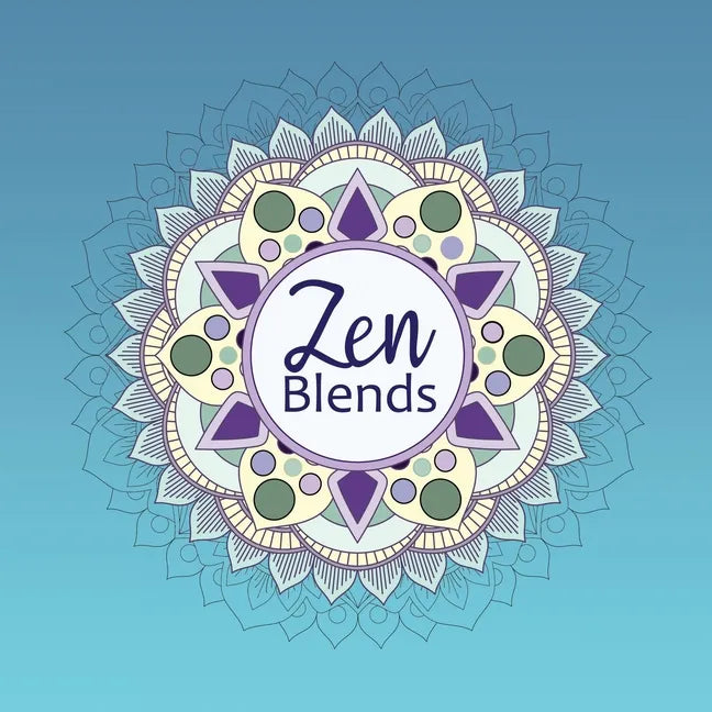 Zen Blends: Coloring Mandalas and Calming Diffuser Blends - Paperback