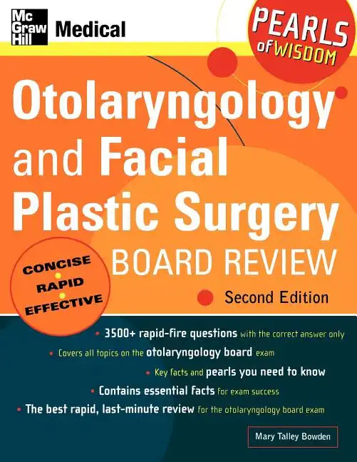 Otolaryngology and Facial Plastic Surgery Board Review - Paperback