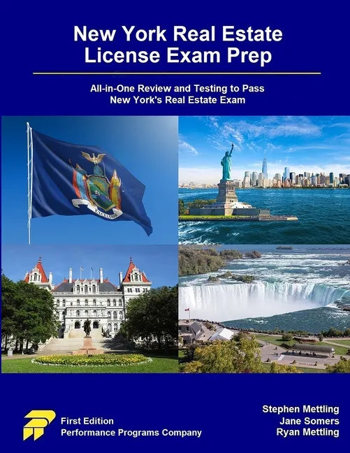 New York Real Estate License Exam Prep: All-in-One Review and Testing to Pass New York's Real Estate Exam - Paperback