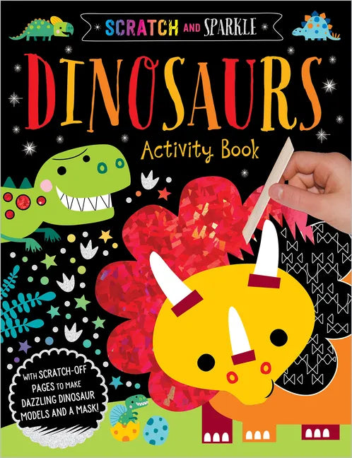 Scratch and Sparkle Dinosaurs Activity Book - Paperback