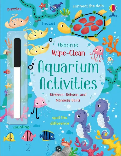Wipe-Clean Aquarium Activities - Paperback