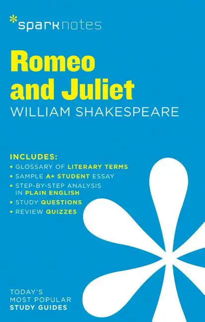 Romeo and Juliet Sparknotes Literature Guide - Paperback
