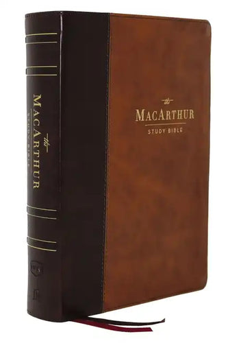 Nkjv, MacArthur Study Bible, 2nd Edition, Leathersoft, Brown, Indexed, Comfort Print: Unleashing God's Truth One Verse at a Time - Imitation Leather