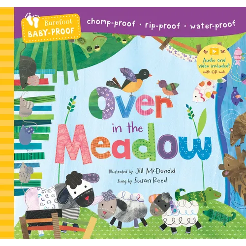 Barefoot Baby-Proof: Over in the Meadow - Paperback