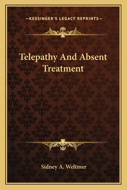 Telepathy and Absent Treatment - Paperback