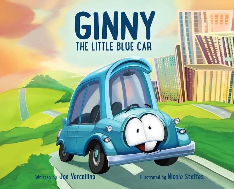 Ginny The Little Blue Car - Hardcover