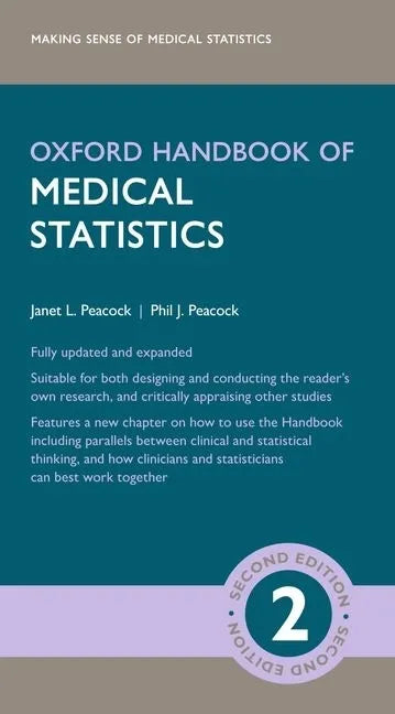 Oxford Handbook of Medical Statistics - Paperback