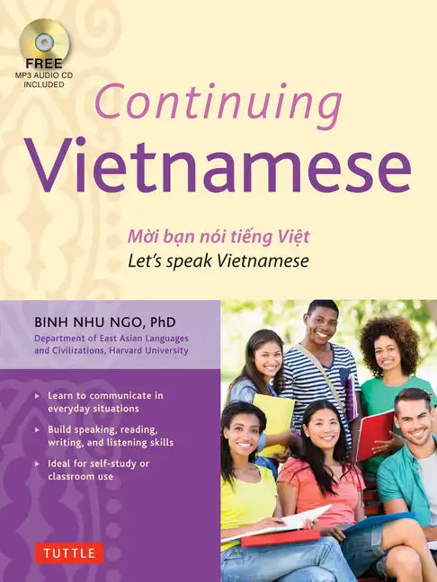 Continuing Vietnamese: Let's Speak Vietnamese (Audio Recordings Included) [With CDROM] - Paperback