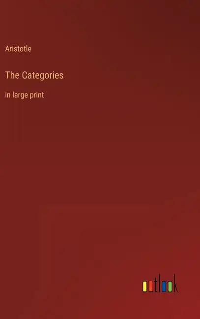 The Categories: in large print - Hardcover