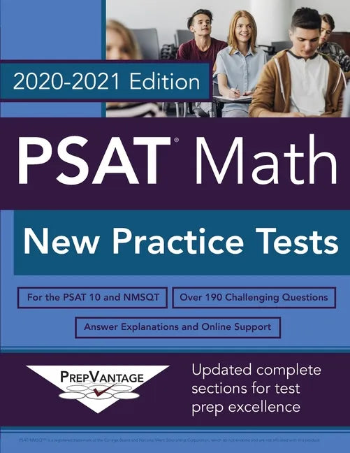 PSAT Math: New Practice Tests, 2020-2021 Edition - Paperback