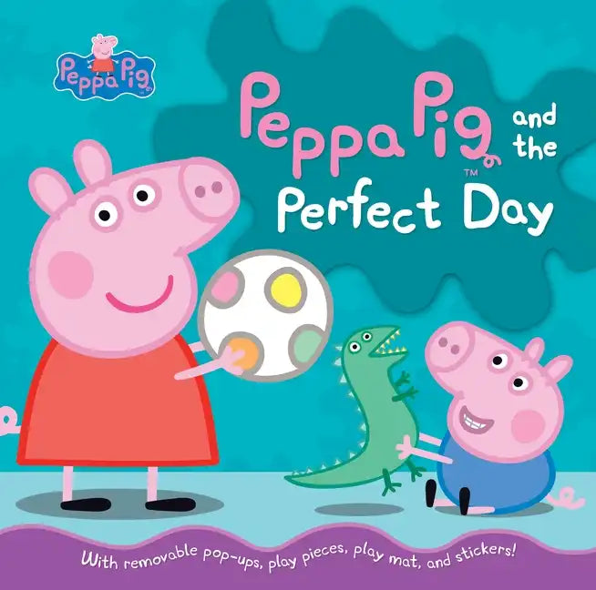 Peppa Pig and the Perfect Day: (Interactive Activity Storybook with 7 Punch-Out Characters, Pop-Up Removeable Car & Boat, Play Mat & Stickers - For To - Hardcover