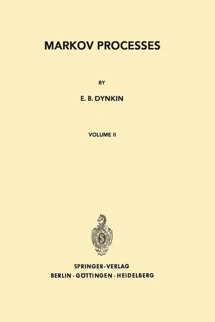 Markov Processes: Volume II - Paperback