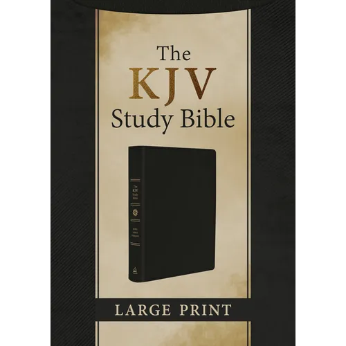 The KJV Study Bible, Large Print [Black Genuine Leather] - Leather